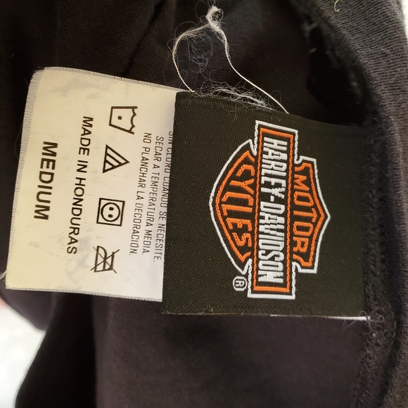 Harley Davidson motorcycle women's t-shirt v neck - Picture 10 of 12